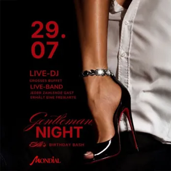 Gentleman Night im Mondial