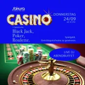 Casino Abend im FKK Sakura