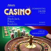 Casino Abend im FKK Sakura