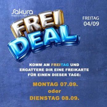 04.09.: Frei Deal im FKK Sakura