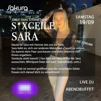 19.09.: Sxxgeile Sara im FKK Sakura