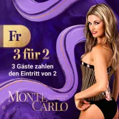 Freitag: 3 für 2 im FKK Monte Carlo