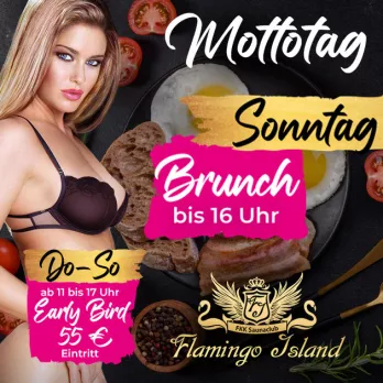Brunch bis 16 Uhr + Early Bird im Flamingo Island