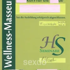 Deutsche Massagefee - nur fuer +Club Mitglieder